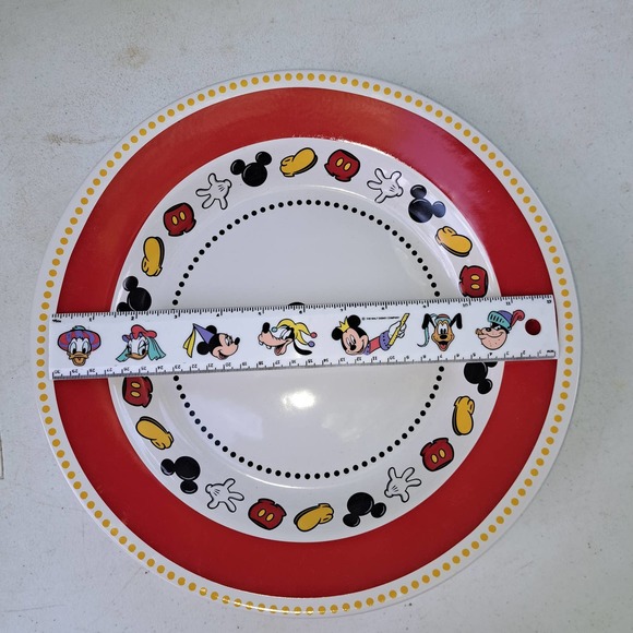 VINTAGE RARE 12.5 inch Mickey Serving Platter 2 inches deep - Picture 4 of 8